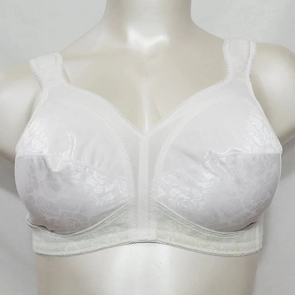 40DDD Playtex 4693 18 Hour Comfort Strap Bra White NWOT - Picture 1 of 3